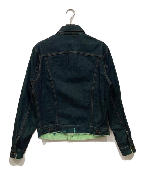 STONE ISLAND（ストーンアイランド）STONE ISLAND (ストーンアイランド) ガーメントダイ加工デニムジャケット インディゴ サイズ:Lの古着・服飾アイテム