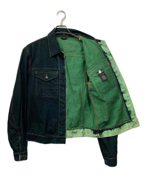 STONE ISLAND（ストーンアイランド）STONE ISLAND (ストーンアイランド) ガーメントダイ加工デニムジャケット インディゴ サイズ:Lの古着・服飾アイテム