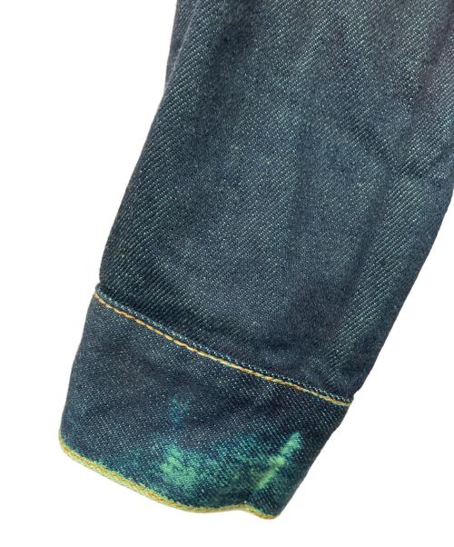 STONE ISLAND（ストーンアイランド）STONE ISLAND (ストーンアイランド) ガーメントダイ加工デニムジャケット インディゴ サイズ:Lの古着・服飾アイテム