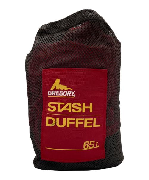 GREGORY（グレゴリー）GREGORY (グレゴリー) ダッフルバッグ ブラウン×レッド サイズ:65Lの古着・服飾アイテム