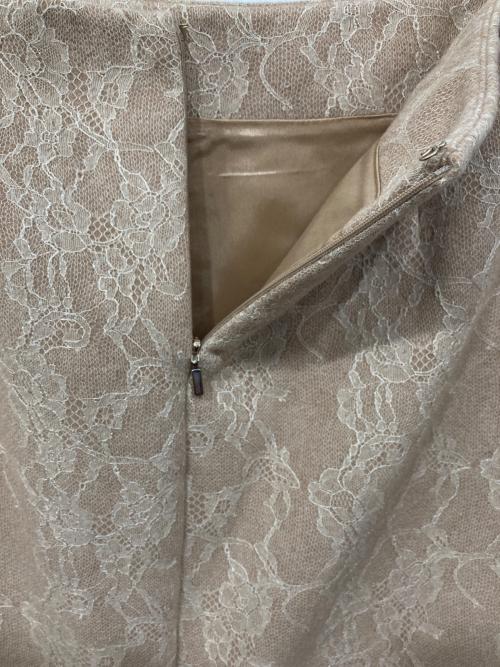 MaxMara（マックスマーラ）MaxMara (マックスマーラ) ウールレーストップスセットアップ ベージュ サイズ:Lの古着・服飾アイテム