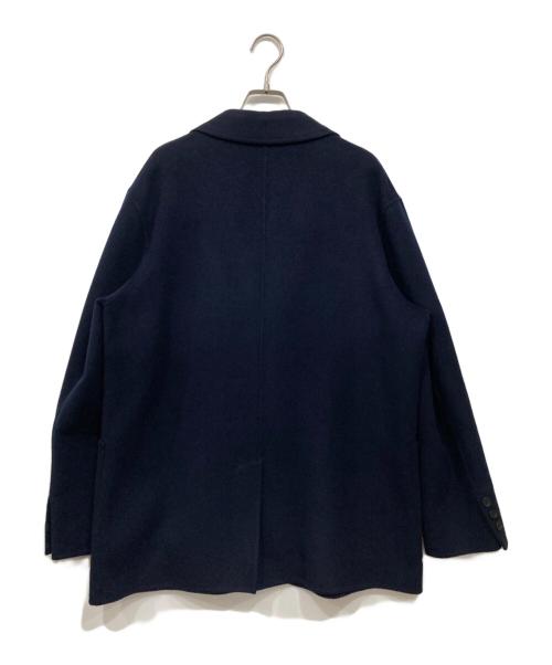 COACH（コーチ）COACH (コーチ) ダブルフェイスウールブレザー ネイビー サイズ:Mの古着・服飾アイテム