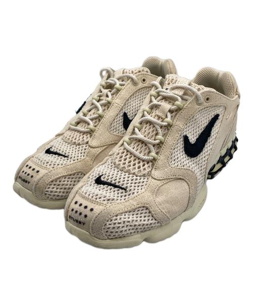 NIKE（ナイキ）NIKE (ナイキ) stussy (ステューシー) ローカットスニーカー ベージュ サイズ:28.5㎝の古着・服飾アイテム