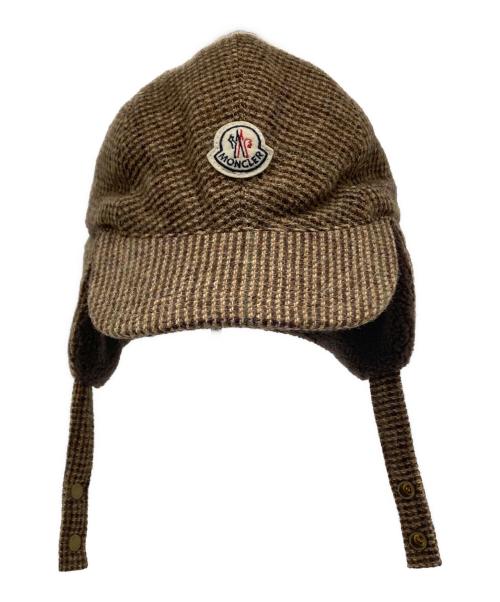 MONCLER（モンクレール）MONCLER (モンクレール) フライトキャップ ブラウン サイズ:Lの古着・服飾アイテム