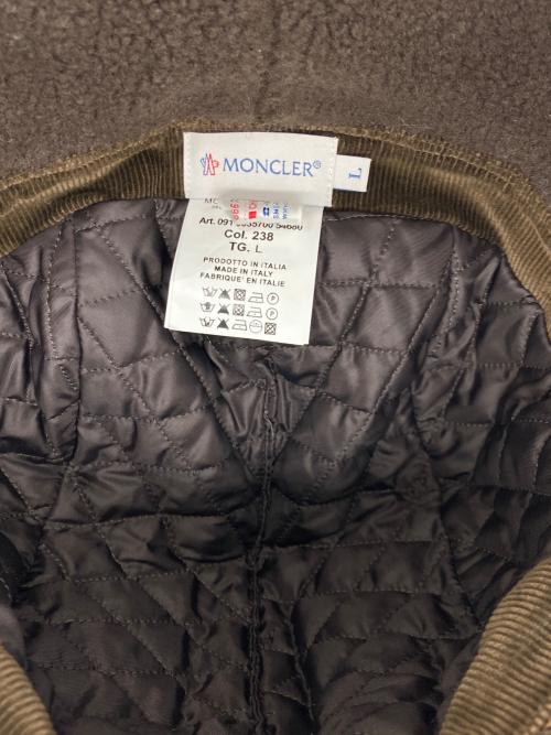 MONCLER（モンクレール）MONCLER (モンクレール) フライトキャップ ブラウン サイズ:Lの古着・服飾アイテム
