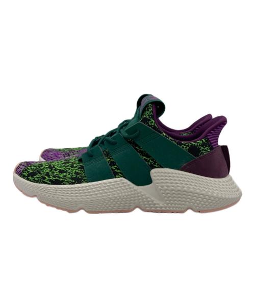 adidas（アディダス）adidas (アディダス) ローカットスニーカー パープル×グリーン サイズ:27.5㎝の古着・服飾アイテム