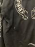 中古・古着 CHROME HEARTS (クロムハーツ) ホースシュー×フローラルクロス プルオーバーパーカー ブラック サイズ:XL：90000円