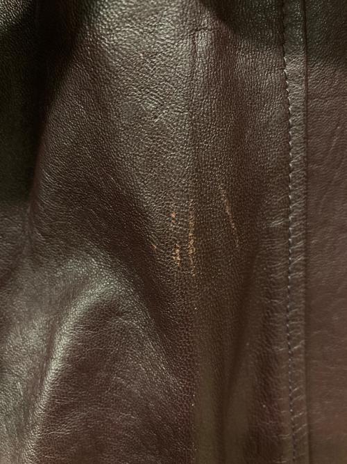 FOLL（フォル）FOLL (フォル) レザージャケット レッド サイズ:不明の古着・服飾アイテム