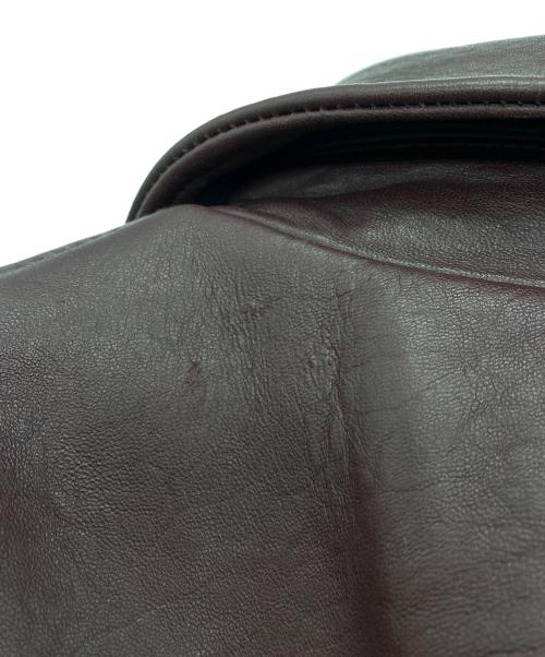 FOLL（フォル）FOLL (フォル) レザージャケット レッド サイズ:不明の古着・服飾アイテム