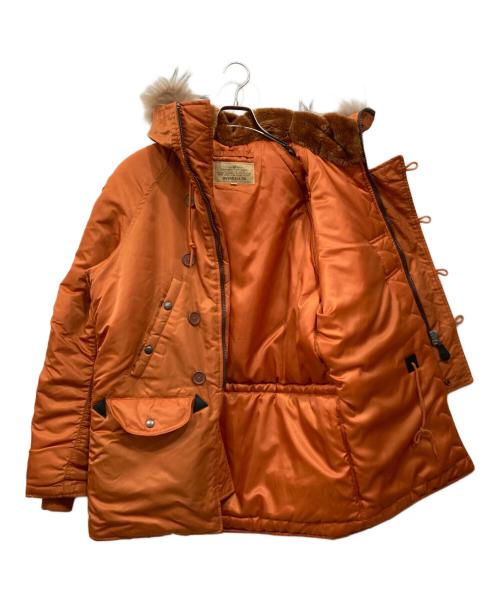 AVIREX（アヴィレックス）AVIREX (アヴィレックス) フライトジャケットN−3B オレンジ サイズ:Lの古着・服飾アイテム