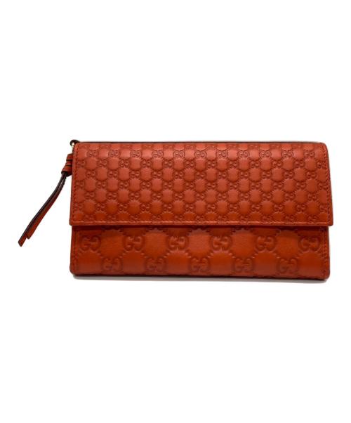 GUCCI（グッチ）GUCCI (グッチ) 長財布 オレンジの古着・服飾アイテム