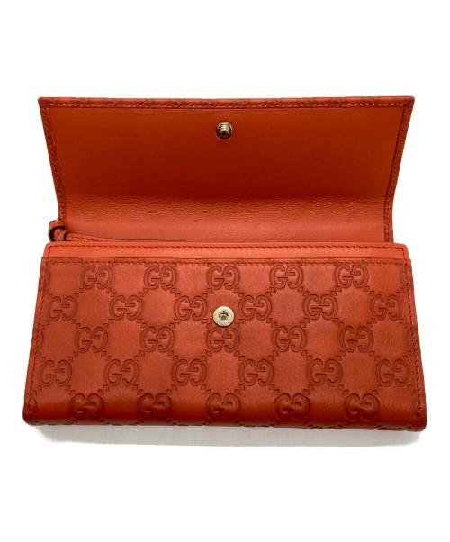 GUCCI（グッチ）GUCCI (グッチ) 長財布 オレンジの古着・服飾アイテム