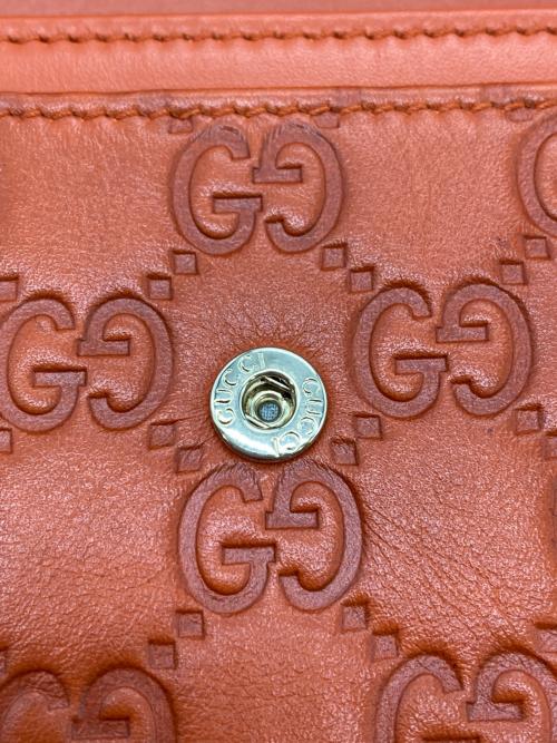 GUCCI（グッチ）GUCCI (グッチ) 長財布 オレンジの古着・服飾アイテム