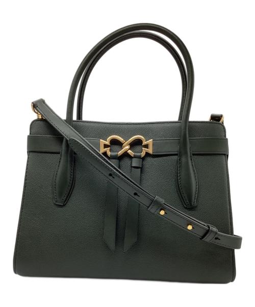 Kate Spade（ケイトスペード）Kate Spade (ケイトスペード) 2WAYショルダーバッグ グリーンの古着・服飾アイテム