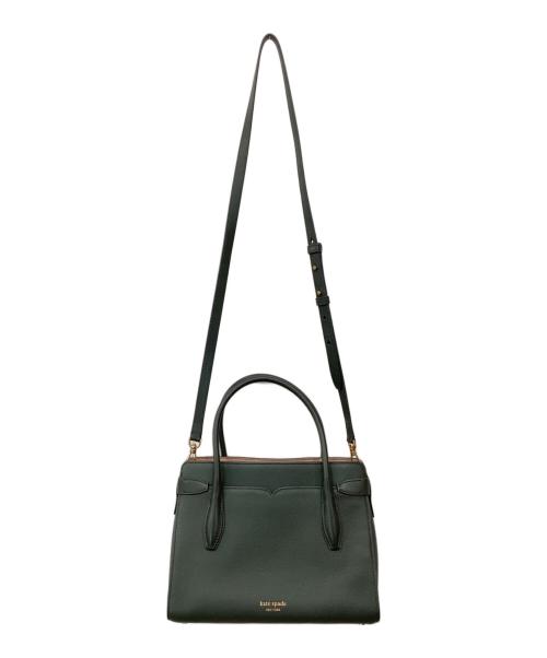 Kate Spade（ケイトスペード）Kate Spade (ケイトスペード) 2WAYショルダーバッグ グリーンの古着・服飾アイテム