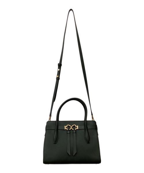 Kate Spade（ケイトスペード）Kate Spade (ケイトスペード) 2WAYショルダーバッグ グリーンの古着・服飾アイテム