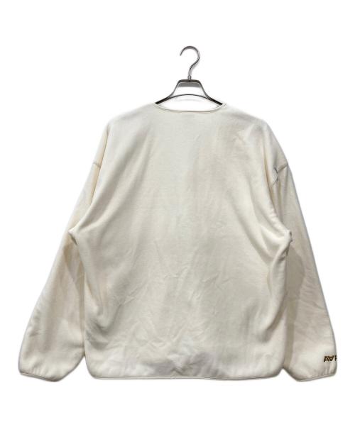 A BATHING APE（アベイシングエイプ）A BATHING APE (アベイシングエイプ) ノーカラーカーディガン ホワイト サイズ:Lの古着・服飾アイテム