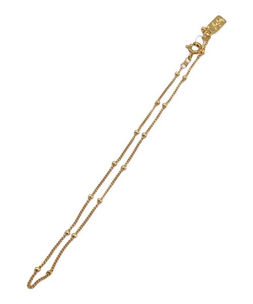 DEUXIEME CLASSE（ドゥーズィエム クラス）DEUXIEME CLASSE (ドゥーズィエム クラス) RUEBELLE (リューベル) DOT CHAIN アンクレット ゴールドの古着・服飾アイテム