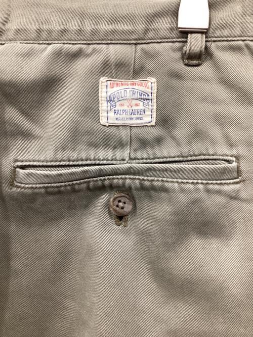 POLO RALPH LAUREN（ポロ・ラルフローレン）POLO RALPH LAUREN (ポロ・ラルフローレン) 2タックチノパン カーキ サイズ:80の古着・服飾アイテム