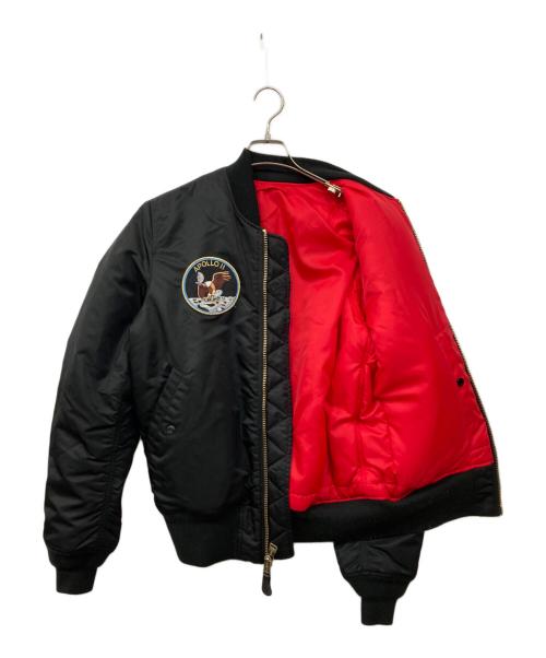 ALPHA INDUSTRIES（アルファインダストリーズ）ALPHA INDUSTRIES (アルファインダストリーズ) フライトジャケット ブラック サイズ:Lの古着・服飾アイテム