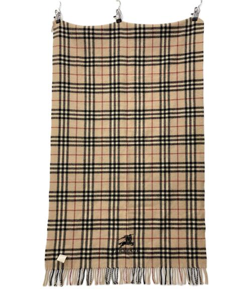 BURBERRY LONDON（バーバリーロンドン）BURBERRY LONDON (バーバリーロンドン) ウールマフラー ベージュの古着・服飾アイテム