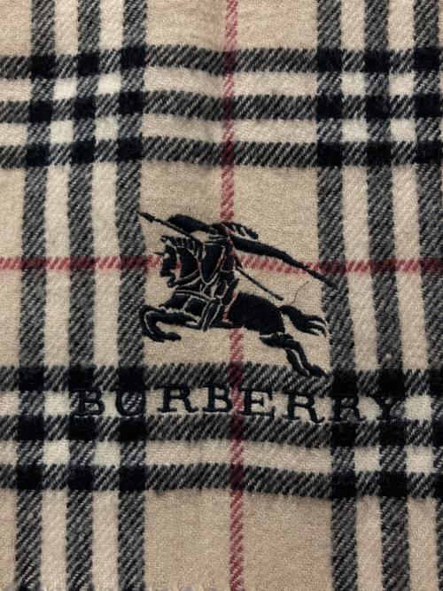 BURBERRY LONDON（バーバリーロンドン）BURBERRY LONDON (バーバリーロンドン) ウールマフラー ベージュの古着・服飾アイテム
