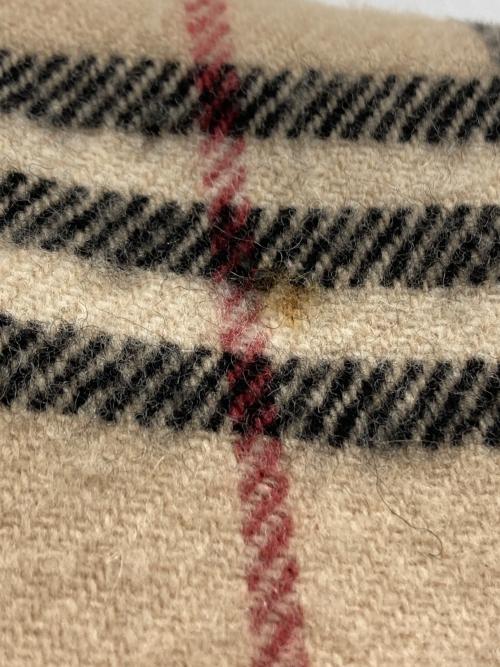 BURBERRY LONDON（バーバリーロンドン）BURBERRY LONDON (バーバリーロンドン) ウールマフラー ベージュの古着・服飾アイテム