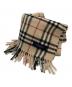 BURBERRY LONDON（バーバリーロンドン）の古着「ウールマフラー」｜ベージュ