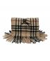 BURBERRY LONDON (バーバリーロンドン) ウールマフラー ベージュ：6000円
