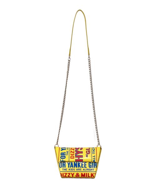 Hysteric Glamour（ヒステリックグラマー）Hysteric Glamour (ヒステリックグラマー) ショルダーバッグ イエロー×ブルーの古着・服飾アイテム