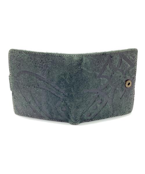 Vivienne Westwood（ヴィヴィアンウエストウッド）Vivienne Westwood (ヴィヴィアンウエストウッド) 2つ折り財布 グリーンの古着・服飾アイテム