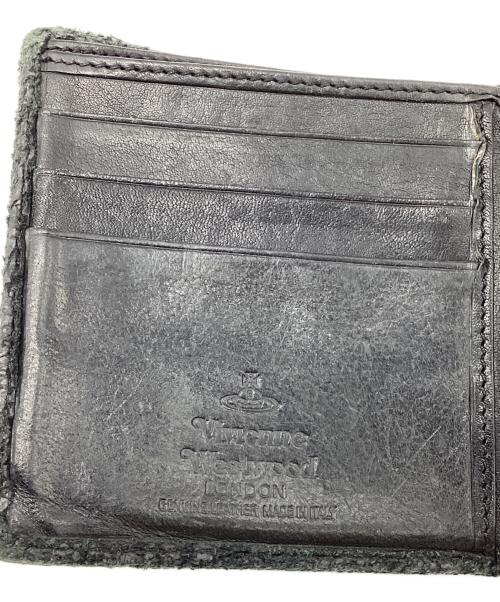 Vivienne Westwood（ヴィヴィアンウエストウッド）Vivienne Westwood (ヴィヴィアンウエストウッド) 2つ折り財布 グリーンの古着・服飾アイテム