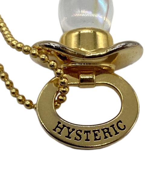 Hysteric Glamour（ヒステリックグラマー）Hysteric Glamour (ヒステリックグラマー) おしゃぶりネックレス ゴールドの古着・服飾アイテム