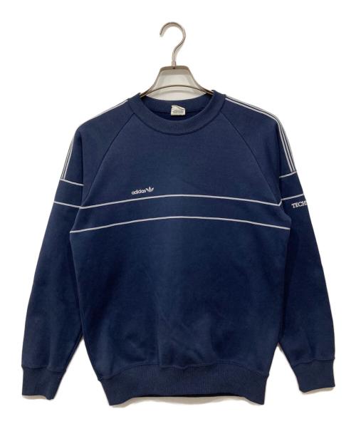 adidas（アディダス）adidas (アディダス) クルーネックスウェット ネイビー サイズ:90-4の古着・服飾アイテム