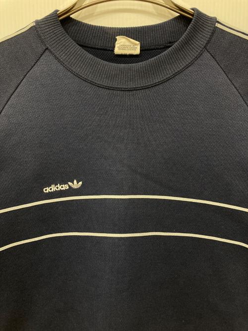 adidas（アディダス）adidas (アディダス) クルーネックスウェット ネイビー サイズ:90-4の古着・服飾アイテム