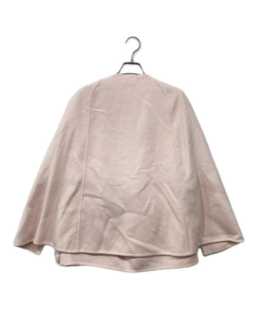 CELFORD（セルフォード）CELFORD (セルフォード) ファーポケットケープジャケット ピンク サイズ:Freeの古着・服飾アイテム