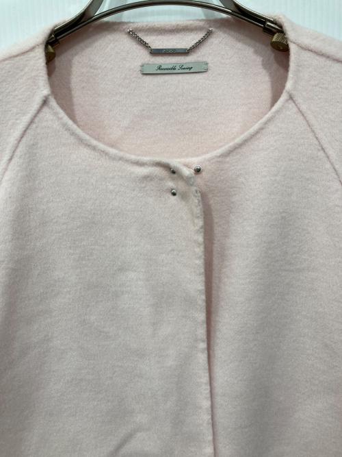 CELFORD（セルフォード）CELFORD (セルフォード) ファーポケットケープジャケット ピンク サイズ:Freeの古着・服飾アイテム