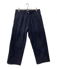 ATOZ（エートゥーズィー）の古着「タックパンツ」｜ネイビー