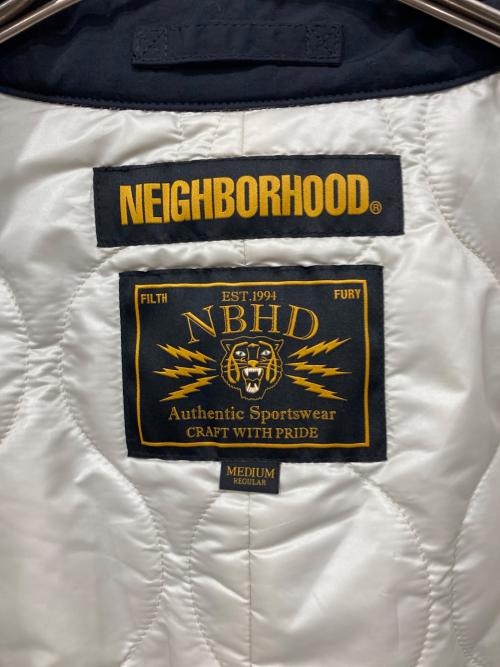 NEIGHBORHOOD（ネイバーフッド）NEIGHBORHOOD (ネイバーフッド) 中綿ステンカラコート ブラック サイズ:Mの古着・服飾アイテム