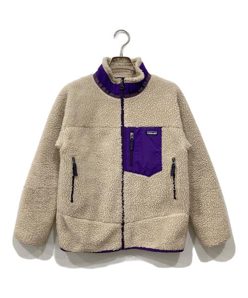 Patagonia（パタゴニア）Patagonia (パタゴニア) レトロXジャケット ベージュ×パープル サイズ:L(12)の古着・服飾アイテム