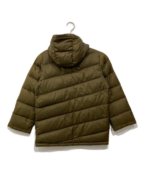 Patagonia（パタゴニア）Patagonia (パタゴニア) ボーイズ ダウン パーカ ブラウン サイズ:M(10)の古着・服飾アイテム