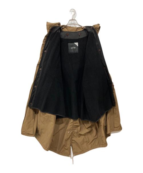 ATON（エイトン）ATON (エイトン) フィッシュテールモッズコート ブラウン サイズ:06の古着・服飾アイテム