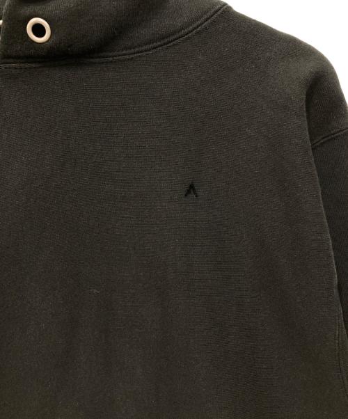 ATON（エイトン）ATON (エイトン) ガーメントダイ裏毛フーディー ブラック サイズ:04の古着・服飾アイテム