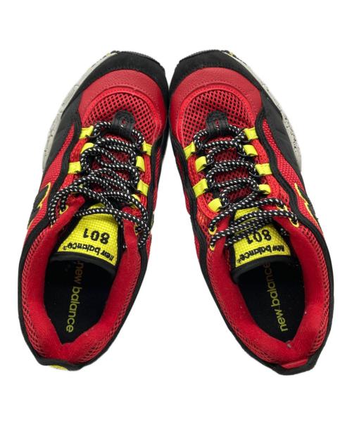 NEW BALANCE（ニューバランス）NEW BALANCE (ニューバランス) スニーカー レッド×ブラック サイズ:26.5cmの古着・服飾アイテム