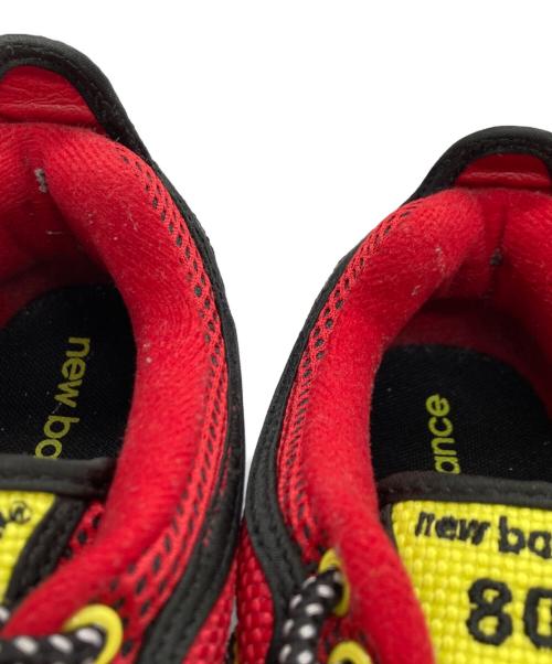 NEW BALANCE（ニューバランス）NEW BALANCE (ニューバランス) スニーカー レッド×ブラック サイズ:26.5cmの古着・服飾アイテム