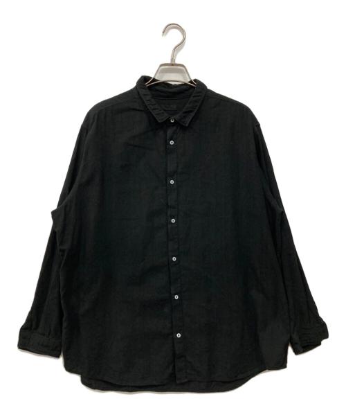 MITTAN（ミッタン）MITTAN (ミッタン) カディシャツ ブラック サイズ:2の古着・服飾アイテム