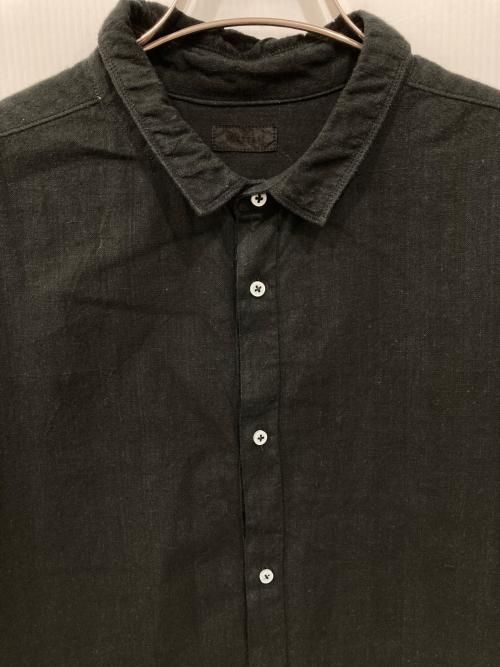 MITTAN（ミッタン）MITTAN (ミッタン) カディシャツ ブラック サイズ:2の古着・服飾アイテム