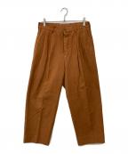 MAATEE&SONSマーティーアンドサンズ）の古着「俺のCHINO-PAN -強撚GABA GARMENT DYED-」｜ブラウン
