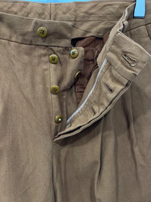MAATEE&SONS（マーティーアンドサンズ）MAATEE&SONS (マーティーアンドサンズ) 俺のCHINO-PAN -強撚GABA GARMENT DYED- ブラウン サイズ:1の古着・服飾アイテム