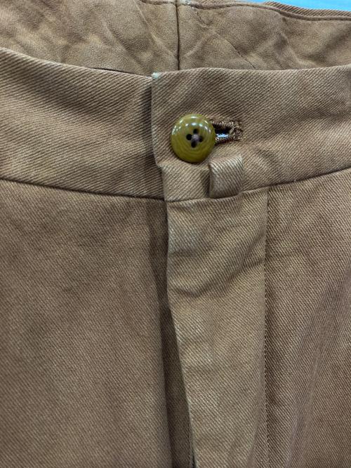 MAATEE&SONS（マーティーアンドサンズ）MAATEE&SONS (マーティーアンドサンズ) 俺のCHINO-PAN -強撚GABA GARMENT DYED- ブラウン サイズ:1の古着・服飾アイテム